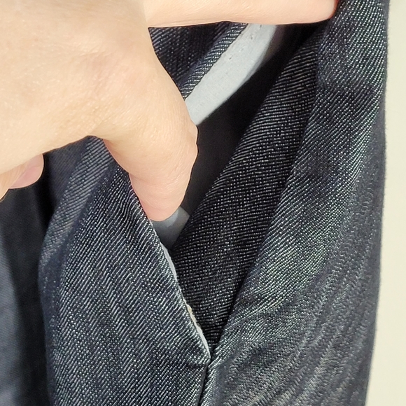 L.A. Blues Jean Denim Long Jacket Size 24 - Picture 6 of 8